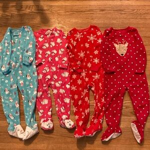 Carter's, Osh Kosh and Nevada Red and Blue and Pink Sleepers